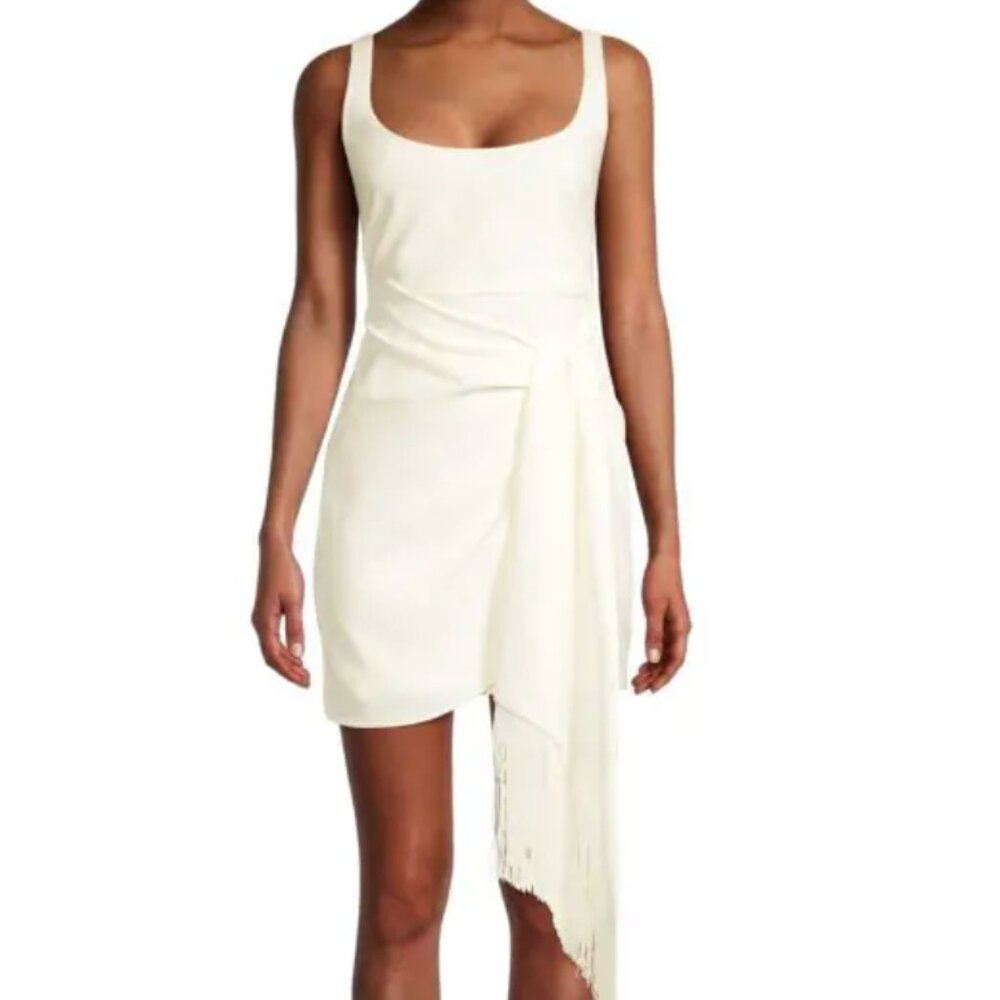 LIKELY Freya Draped Fringe Mini Dress NWT size 00